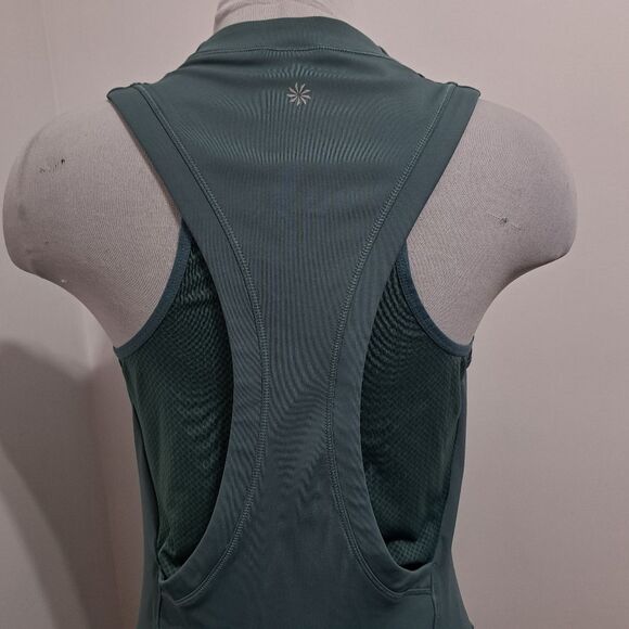 Athleta Advantage Activewear Golf Tennis Running Mini Dress Deep Ocean Teal Med - Picture 12 of 15